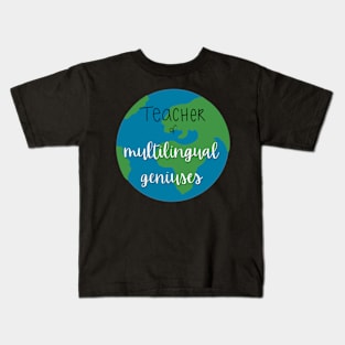 Multilingual Teacher Kids T-Shirt